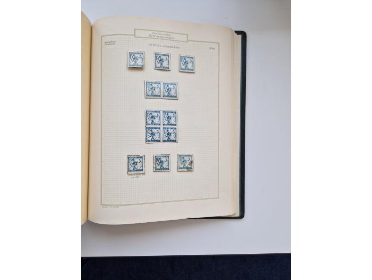 Yugoslavia and Croatia: 1919/44, unused and used old collection, partly specialized with multiples and varieties, some items 