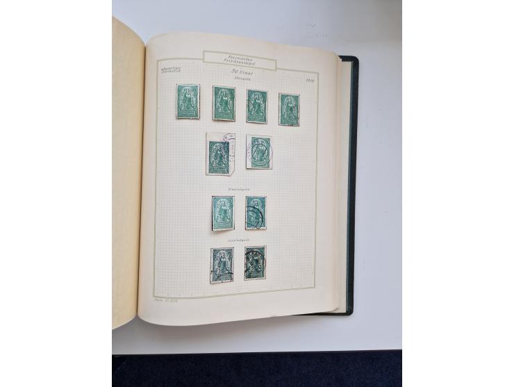 Yugoslavia and Croatia: 1919/44, unused and used old collection, partly specialized with multiples and varieties, some items 