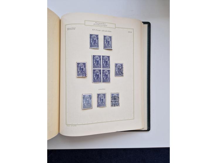 Yugoslavia and Croatia: 1919/44, unused and used old collection, partly specialized with multiples and varieties, some items 