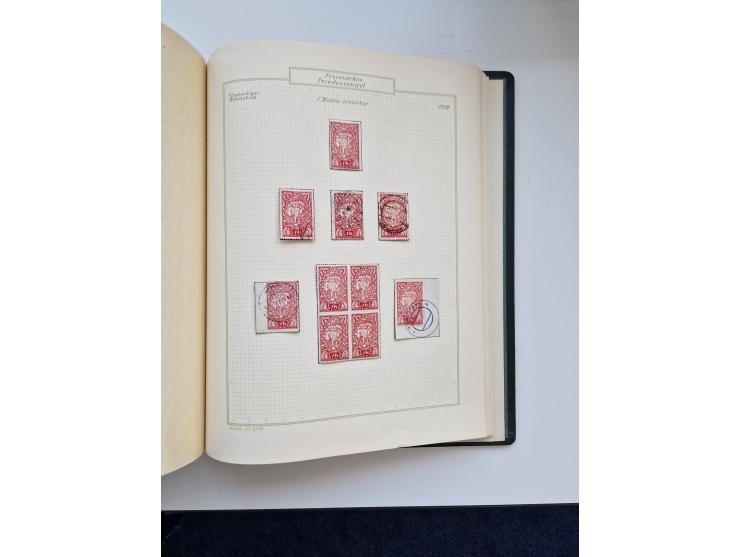 Yugoslavia and Croatia: 1919/44, unused and used old collection, partly specialized with multiples and varieties, some items 