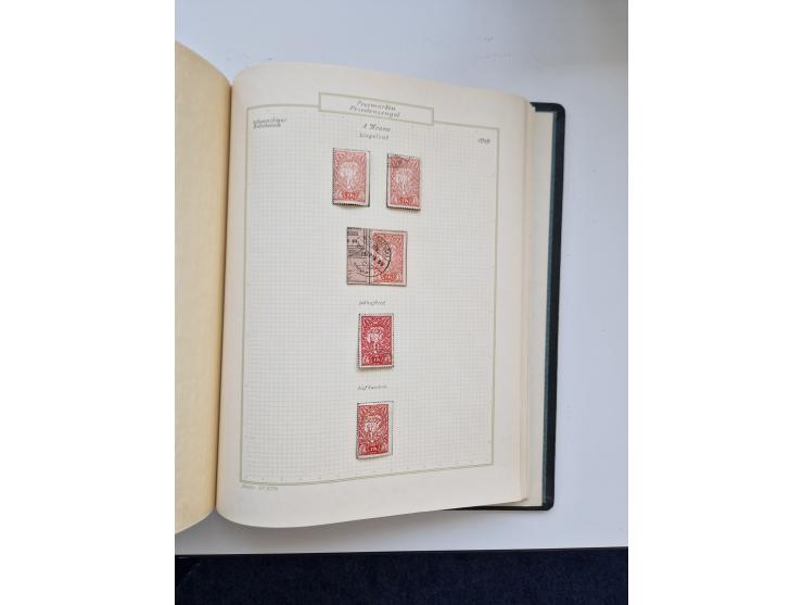 Yugoslavia and Croatia: 1919/44, unused and used old collection, partly specialized with multiples and varieties, some items 