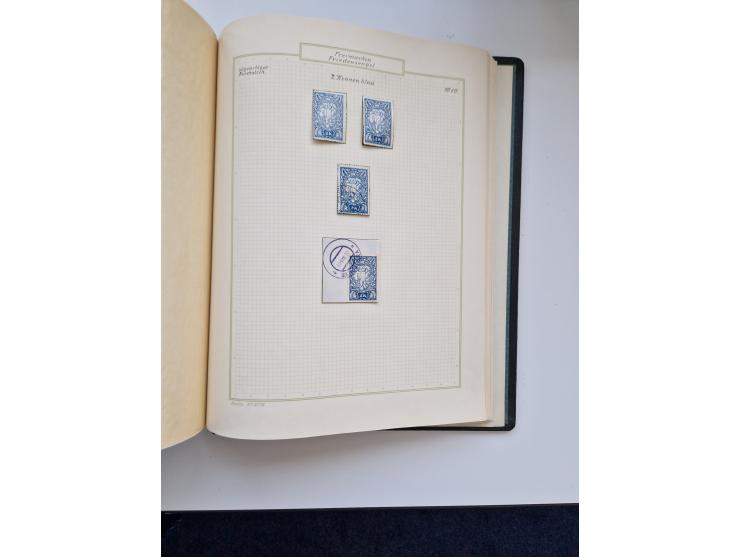 Yugoslavia and Croatia: 1919/44, unused and used old collection, partly specialized with multiples and varieties, some items 