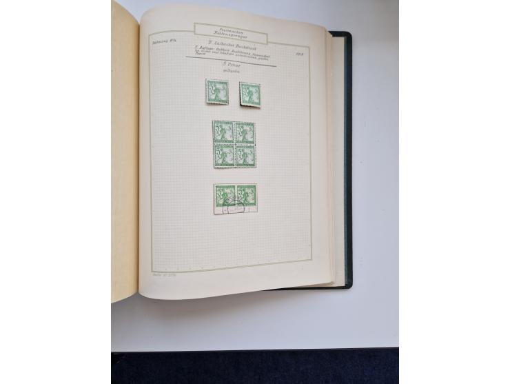 Yugoslavia and Croatia: 1919/44, unused and used old collection, partly specialized with multiples and varieties, some items 