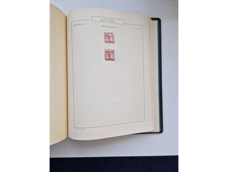 Yugoslavia and Croatia: 1919/44, unused and used old collection, partly specialized with multiples and varieties, some items 