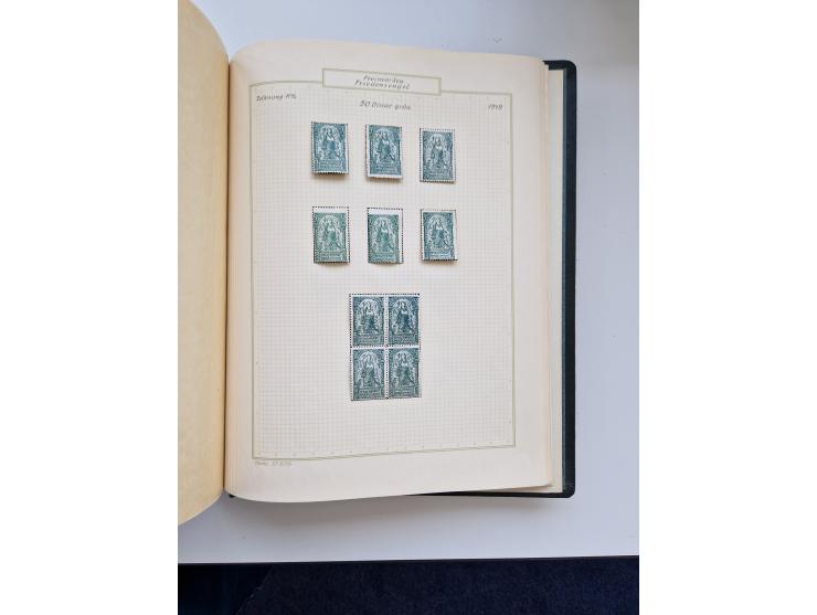 Yugoslavia and Croatia: 1919/44, unused and used old collection, partly specialized with multiples and varieties, some items 