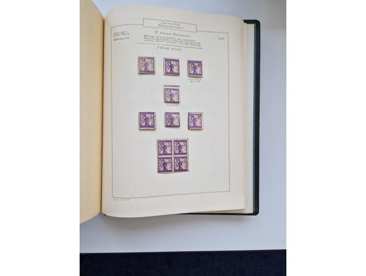 Yugoslavia and Croatia: 1919/44, unused and used old collection, partly specialized with multiples and varieties, some items 