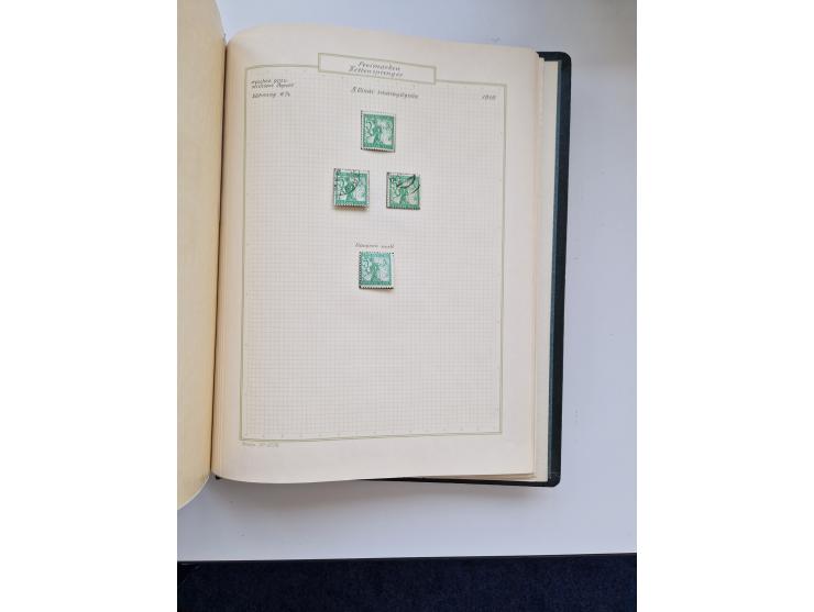 Yugoslavia and Croatia: 1919/44, unused and used old collection, partly specialized with multiples and varieties, some items 