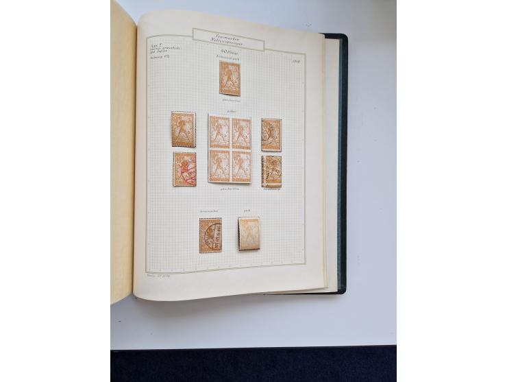 Yugoslavia and Croatia: 1919/44, unused and used old collection, partly specialized with multiples and varieties, some items 