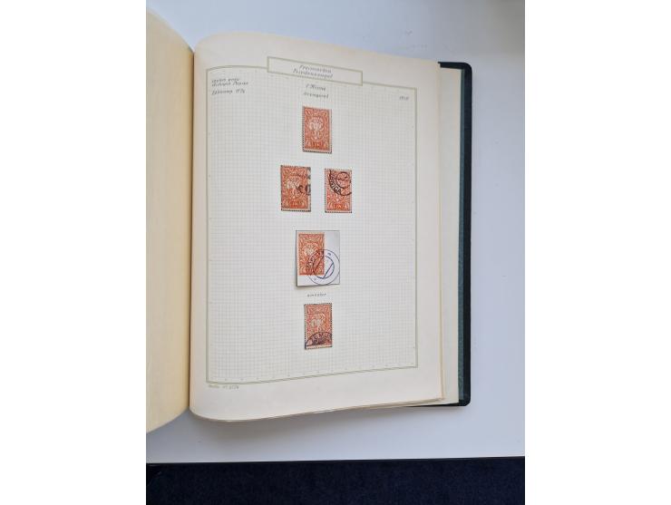 Yugoslavia and Croatia: 1919/44, unused and used old collection, partly specialized with multiples and varieties, some items 