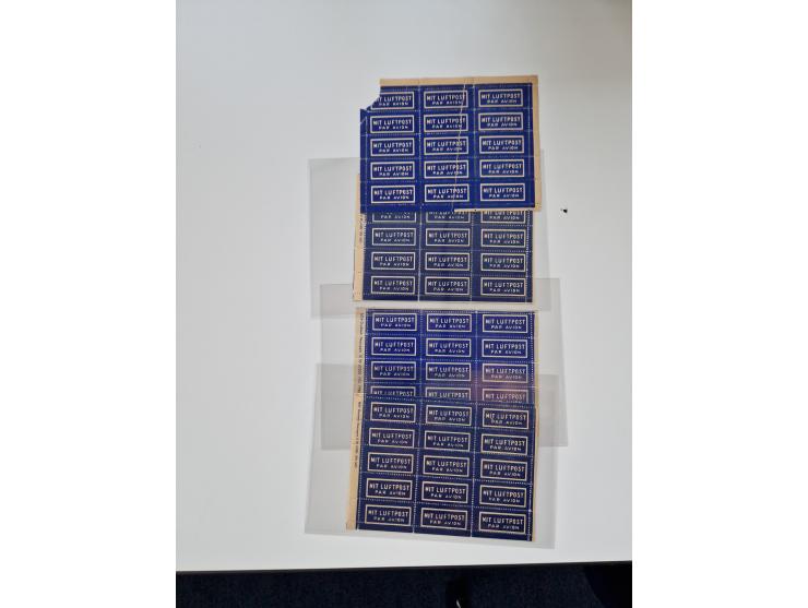 VIGNETTEN: 1910/50 (ca.), interessante Partie von vielen hundert Vignetten, etc., teils in größeren Mengen (u.a. ILA 1928 und