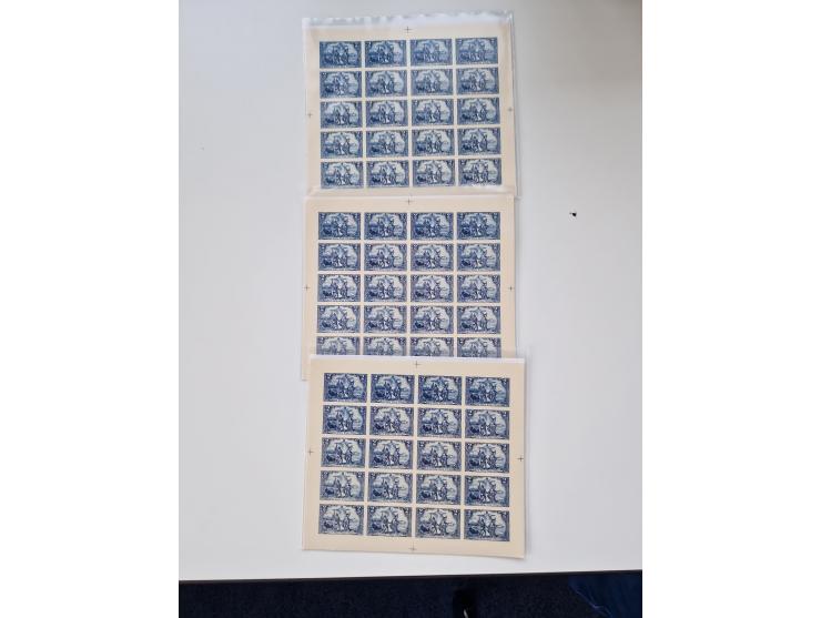 VIGNETTEN: 1910/50 (ca.), interessante Partie von vielen hundert Vignetten, etc., teils in größeren Mengen (u.a. ILA 1928 und