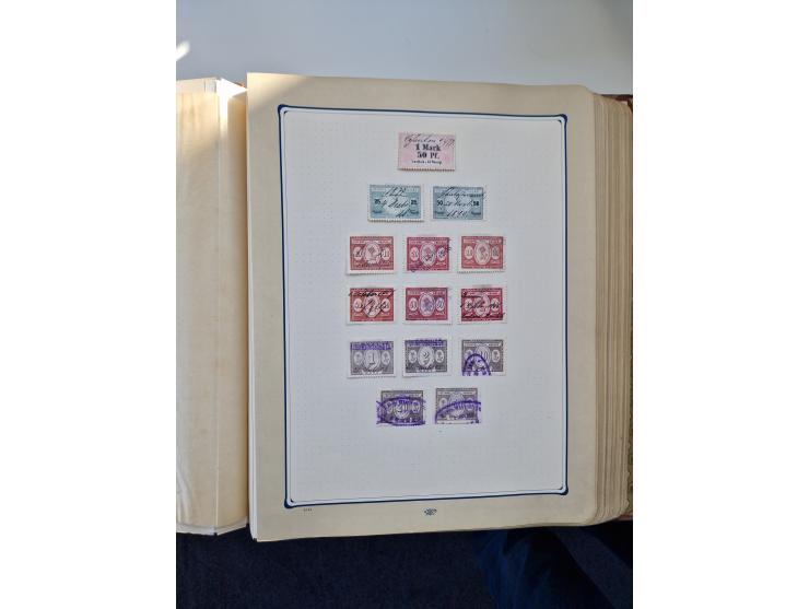 FISKALMARKEN: 1880/1920 (ca.), Einige tausend Fiskalmarken, Eisenbahnmarken, etc., teils in Bogenteilen und auch Bogen