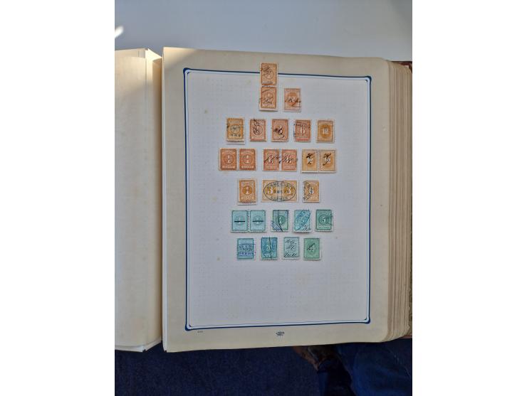 FISKALMARKEN: 1880/1920 (ca.), Einige tausend Fiskalmarken, Eisenbahnmarken, etc., teils in Bogenteilen und auch Bogen