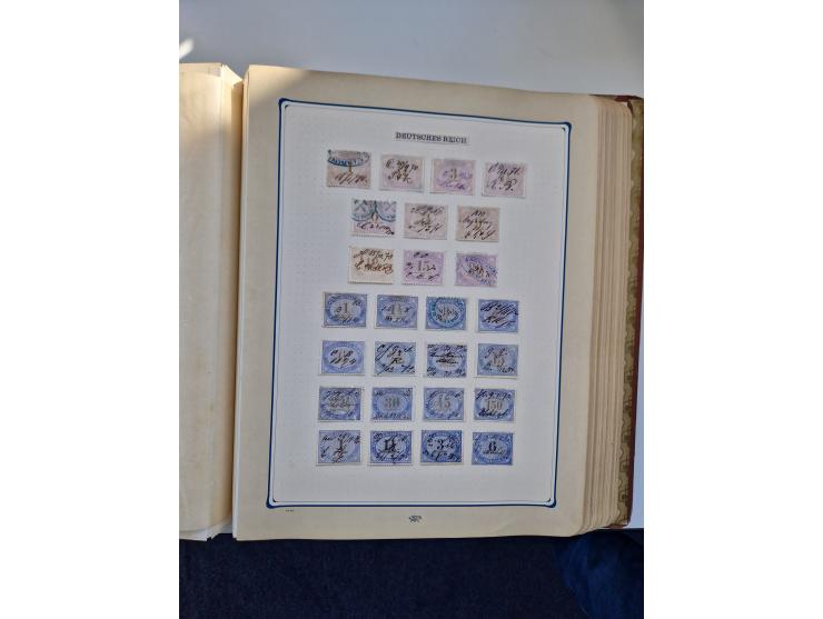 FISKALMARKEN: 1880/1920 (ca.), Einige tausend Fiskalmarken, Eisenbahnmarken, etc., teils in Bogenteilen und auch Bogen