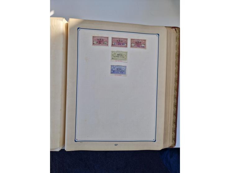 FISKALMARKEN: 1880/1920 (ca.), Einige tausend Fiskalmarken, Eisenbahnmarken, etc., teils in Bogenteilen und auch Bogen