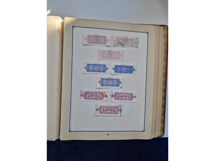 FISKALMARKEN: 1880/1920 (ca.), Einige tausend Fiskalmarken, Eisenbahnmarken, etc., teils in Bogenteilen und auch Bogen