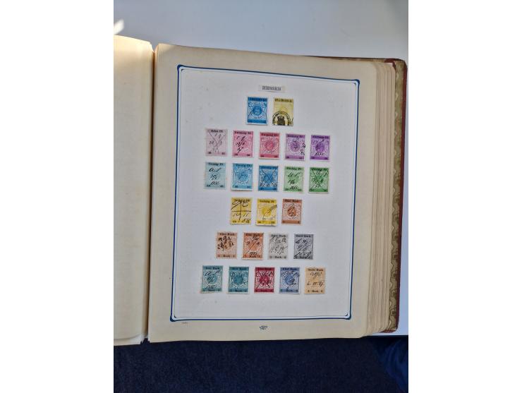 FISKALMARKEN: 1880/1920 (ca.), Einige tausend Fiskalmarken, Eisenbahnmarken, etc., teils in Bogenteilen und auch Bogen