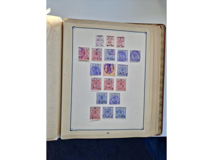 FISKALMARKEN: 1880/1920 (ca.), Einige tausend Fiskalmarken, Eisenbahnmarken, etc., teils in Bogenteilen und auch Bogen