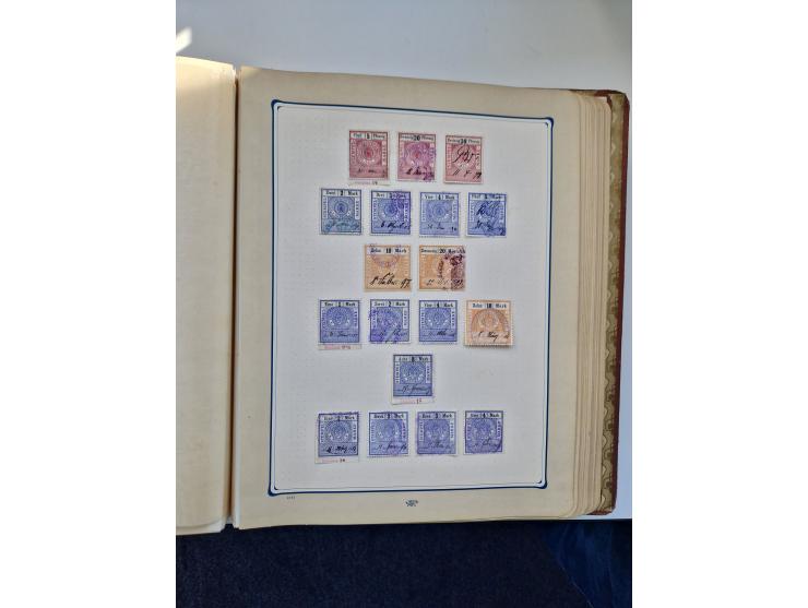 FISKALMARKEN: 1880/1920 (ca.), Einige tausend Fiskalmarken, Eisenbahnmarken, etc., teils in Bogenteilen und auch Bogen