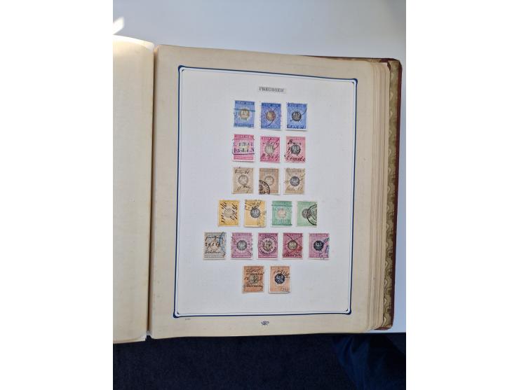 FISKALMARKEN: 1880/1920 (ca.), Einige tausend Fiskalmarken, Eisenbahnmarken, etc., teils in Bogenteilen und auch Bogen