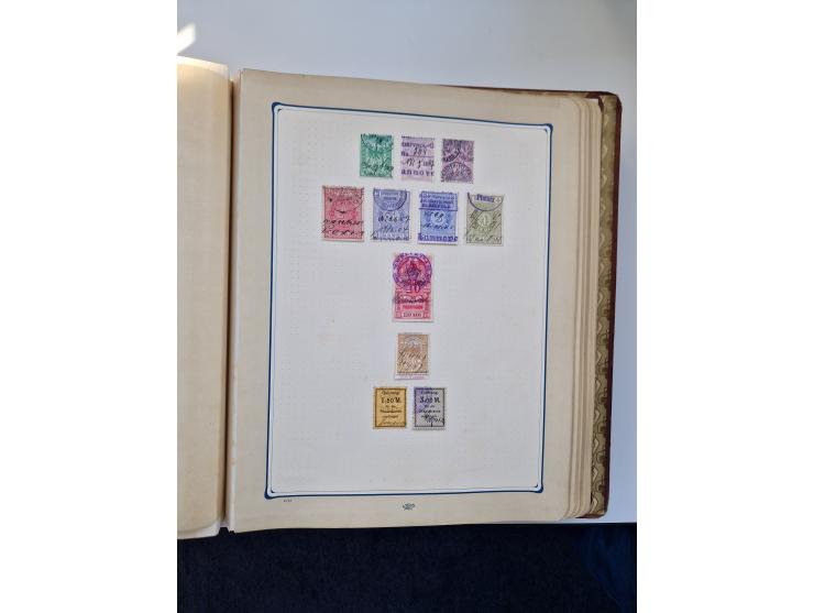 FISKALMARKEN: 1880/1920 (ca.), Einige tausend Fiskalmarken, Eisenbahnmarken, etc., teils in Bogenteilen und auch Bogen