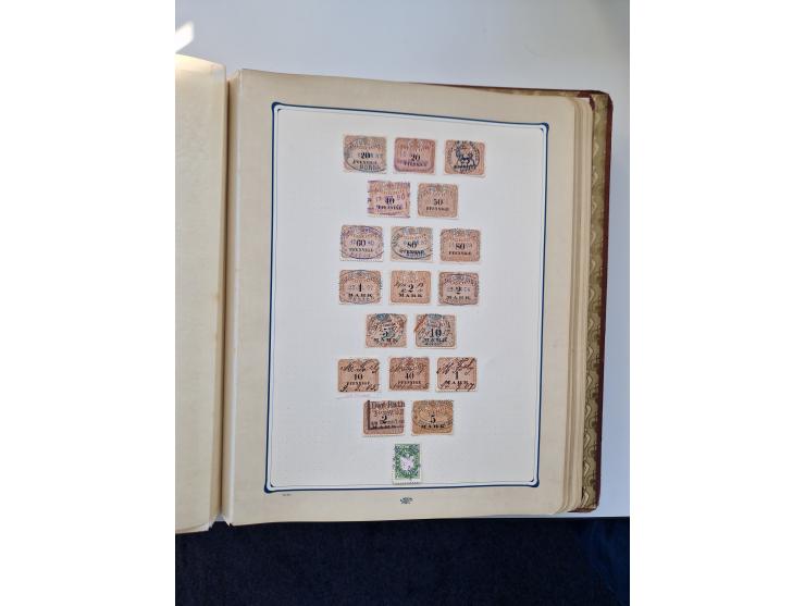 FISKALMARKEN: 1880/1920 (ca.), Einige tausend Fiskalmarken, Eisenbahnmarken, etc., teils in Bogenteilen und auch Bogen