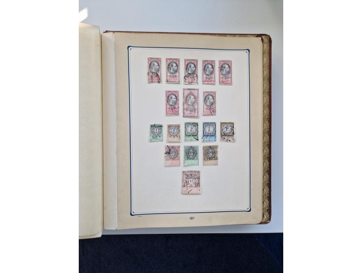 FISKALMARKEN: 1880/1920 (ca.), Einige tausend Fiskalmarken, Eisenbahnmarken, etc., teils in Bogenteilen und auch Bogen