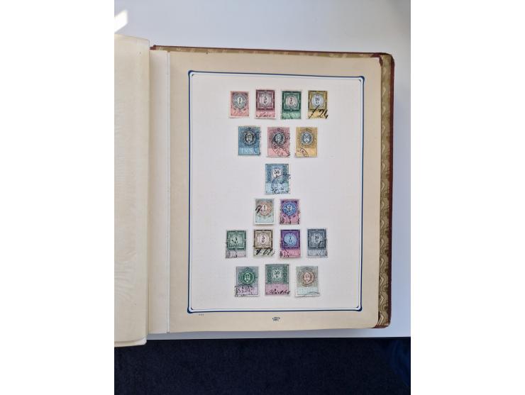 FISKALMARKEN: 1880/1920 (ca.), Einige tausend Fiskalmarken, Eisenbahnmarken, etc., teils in Bogenteilen und auch Bogen