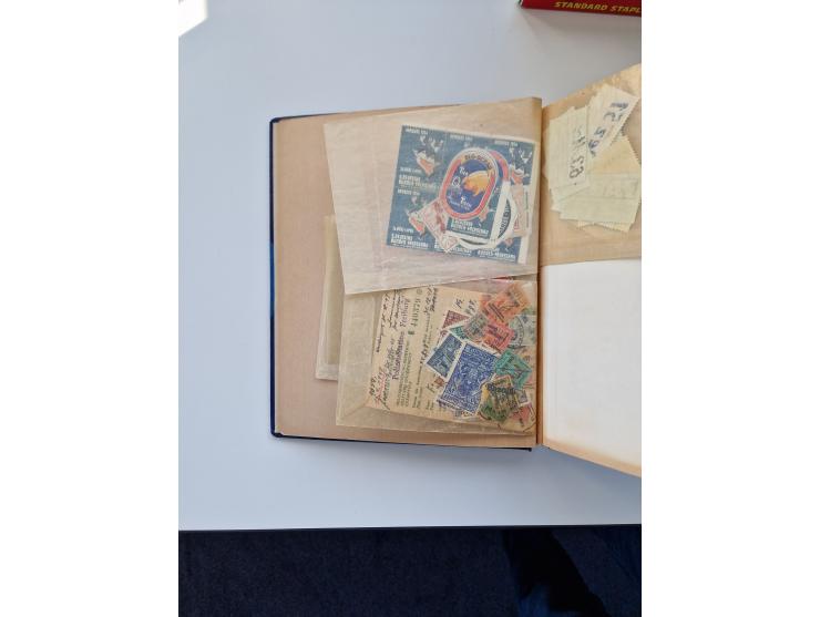 FISKALMARKEN: 1880/1920 (ca.), Einige tausend Fiskalmarken, Eisenbahnmarken, etc., teils in Bogenteilen und auch Bogen