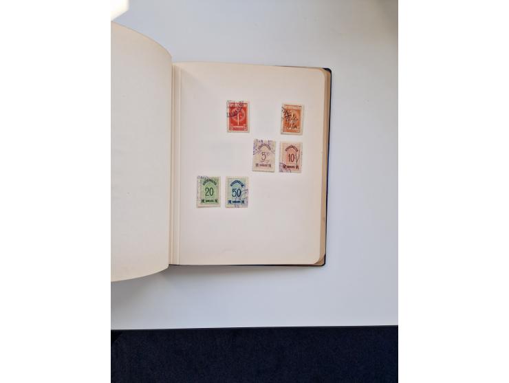 FISKALMARKEN: 1880/1920 (ca.), Einige tausend Fiskalmarken, Eisenbahnmarken, etc., teils in Bogenteilen und auch Bogen