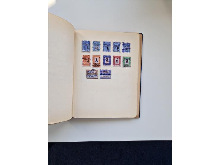 FISKALMARKEN: 1880/1920 (ca.), Einige tausend Fiskalmarken, Eisenbahnmarken, etc., teils in Bogenteilen und auch Bogen