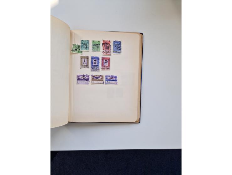 FISKALMARKEN: 1880/1920 (ca.), Einige tausend Fiskalmarken, Eisenbahnmarken, etc., teils in Bogenteilen und auch Bogen