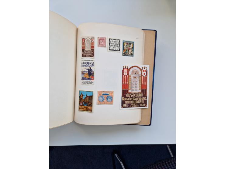 FISKALMARKEN: 1880/1920 (ca.), Einige tausend Fiskalmarken, Eisenbahnmarken, etc., teils in Bogenteilen und auch Bogen