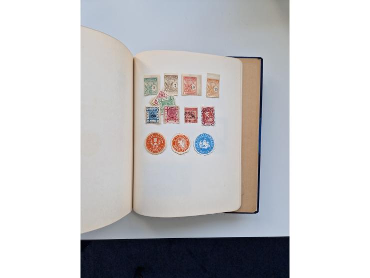 FISKALMARKEN: 1880/1920 (ca.), Einige tausend Fiskalmarken, Eisenbahnmarken, etc., teils in Bogenteilen und auch Bogen