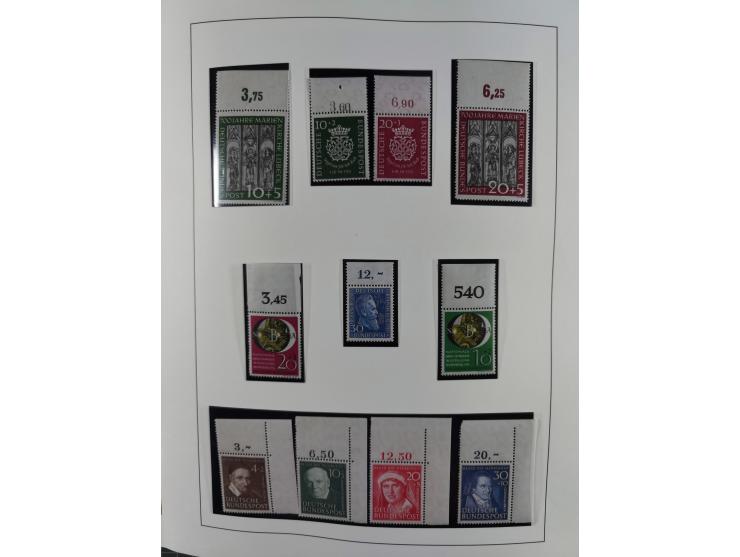 1949/2010, umfangreiche, in den Hauptnummern je postfrische/ wenig ungebrauchte und gestempelt komplette Sammlung inkl. selbs