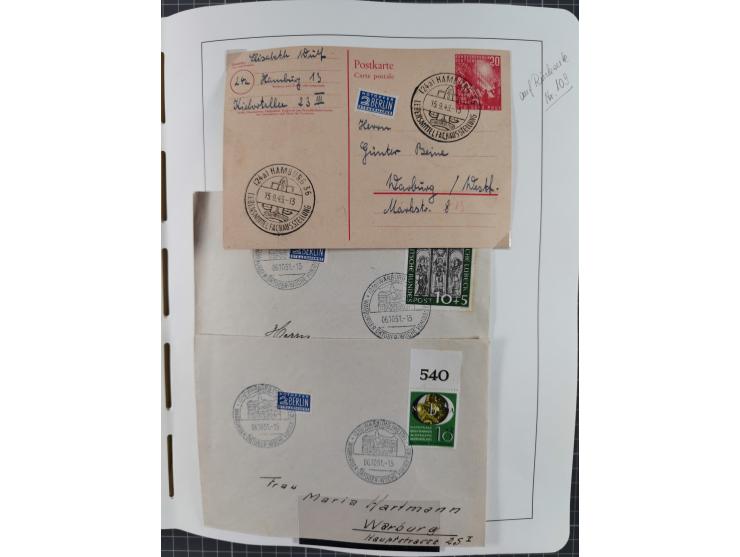 1949/2010, umfangreiche, in den Hauptnummern je postfrische/ wenig ungebrauchte und gestempelt komplette Sammlung inkl. selbs