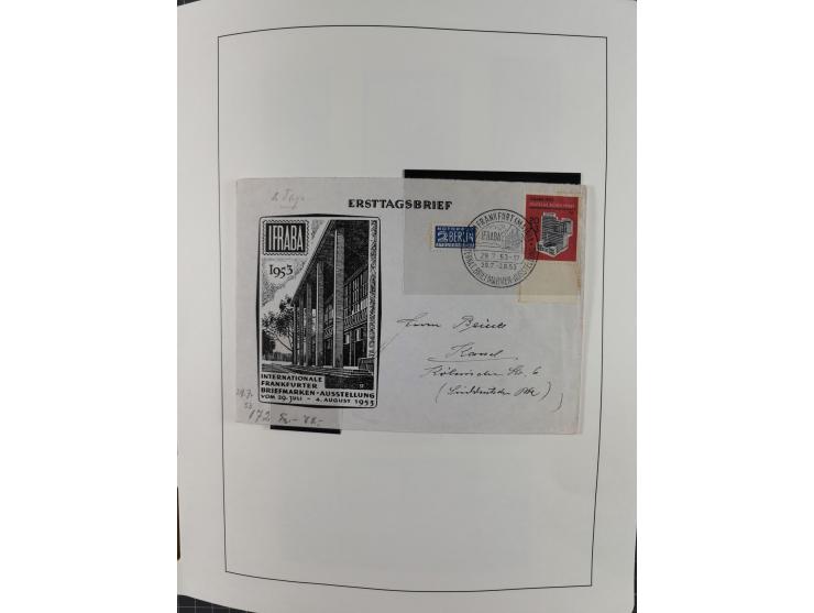 1949/2010, umfangreiche, in den Hauptnummern je postfrische/ wenig ungebrauchte und gestempelt komplette Sammlung inkl. selbs