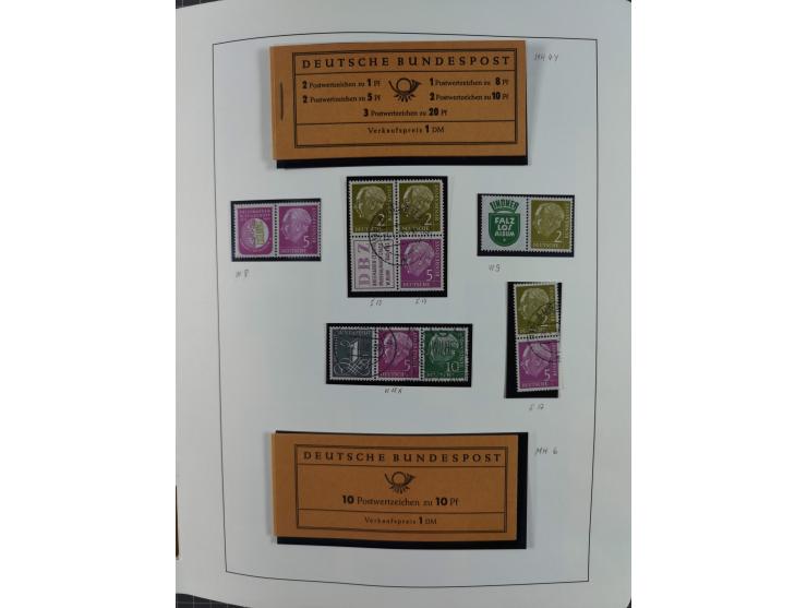 1949/2010, umfangreiche, in den Hauptnummern je postfrische/ wenig ungebrauchte und gestempelt komplette Sammlung inkl. selbs