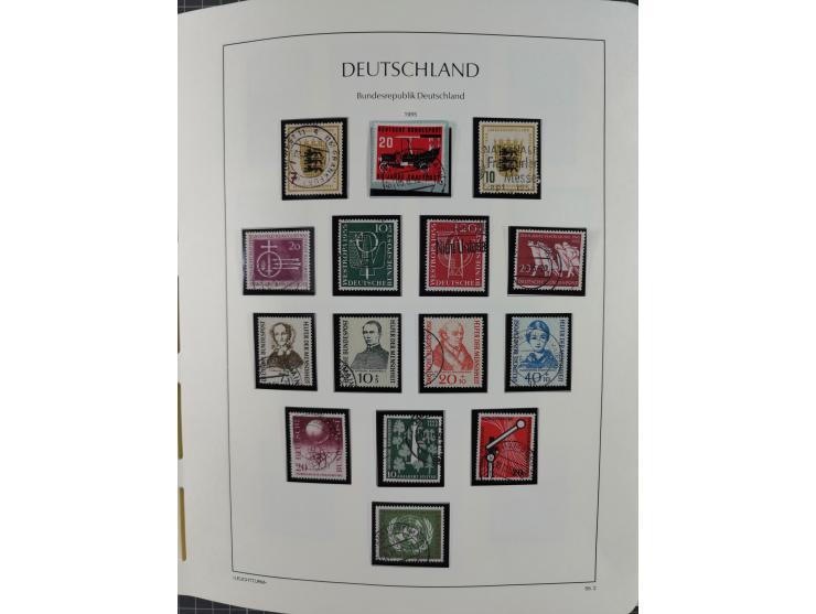 1949/2010, umfangreiche, in den Hauptnummern je postfrische/ wenig ungebrauchte und gestempelt komplette Sammlung inkl. selbs