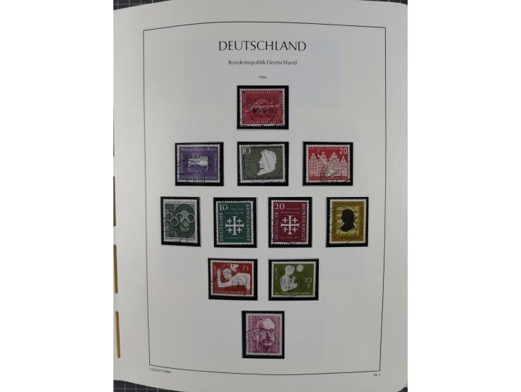 1949/2010, umfangreiche, in den Hauptnummern je postfrische/ wenig ungebrauchte und gestempelt komplette Sammlung inkl. selbs