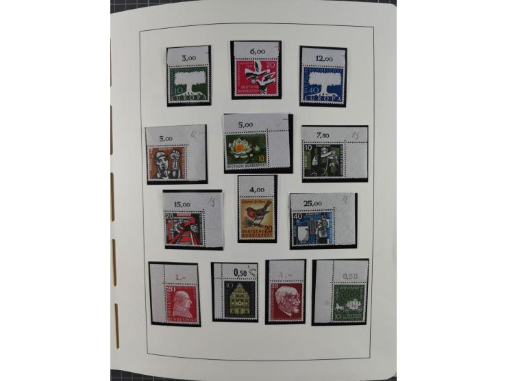 1949/2010, umfangreiche, in den Hauptnummern je postfrische/ wenig ungebrauchte und gestempelt komplette Sammlung inkl. selbs