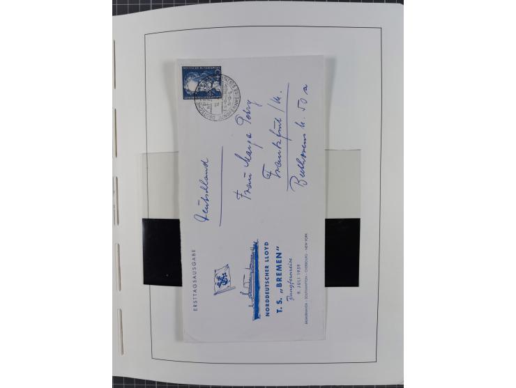 1949/2010, umfangreiche, in den Hauptnummern je postfrische/ wenig ungebrauchte und gestempelt komplette Sammlung inkl. selbs