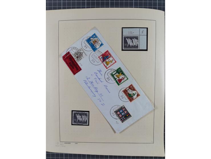 1949/2010, umfangreiche, in den Hauptnummern je postfrische/ wenig ungebrauchte und gestempelt komplette Sammlung inkl. selbs