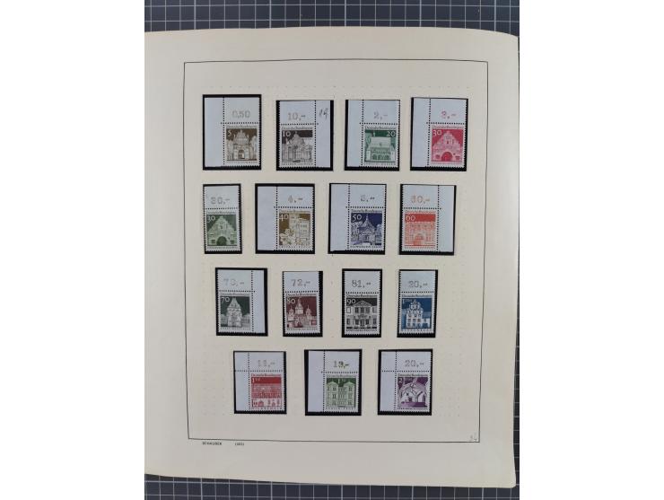 1949/2010, umfangreiche, in den Hauptnummern je postfrische/ wenig ungebrauchte und gestempelt komplette Sammlung inkl. selbs