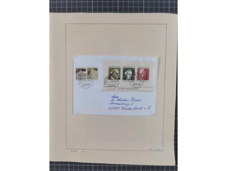 1949/2010, umfangreiche, in den Hauptnummern je postfrische/ wenig ungebrauchte und gestempelt komplette Sammlung inkl. selbs