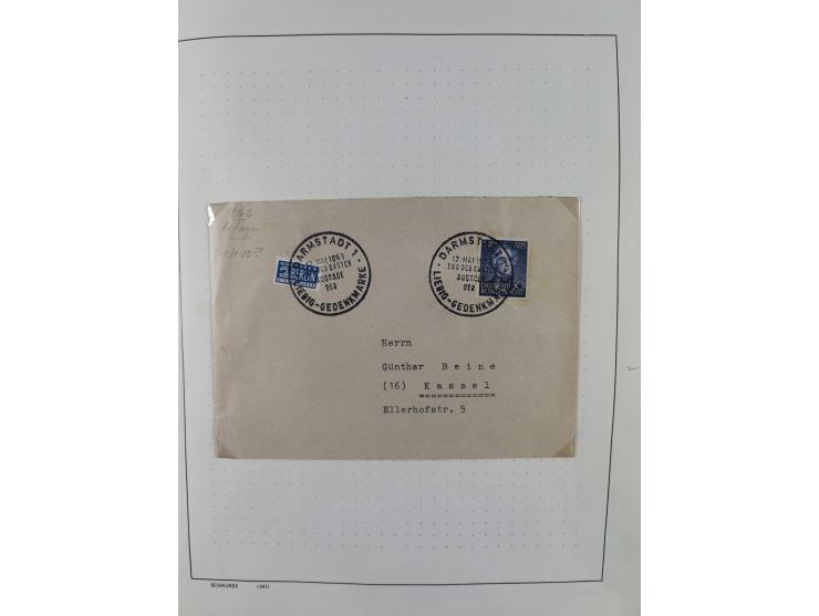 1949/2010, umfangreiche, in den Hauptnummern je postfrische/ wenig ungebrauchte und gestempelt komplette Sammlung inkl. selbs