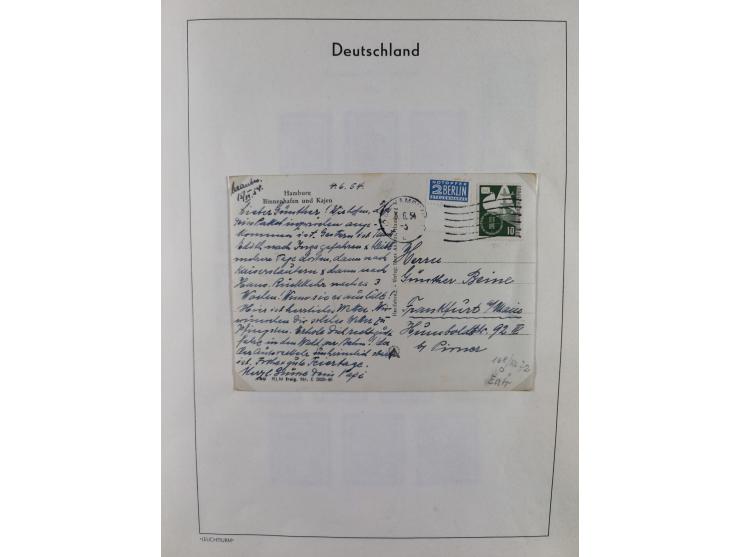 1949/2010, umfangreiche, in den Hauptnummern je postfrische/ wenig ungebrauchte und gestempelt komplette Sammlung inkl. selbs