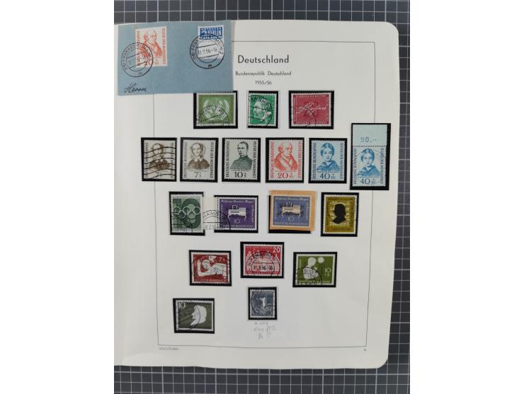 1949/2010, umfangreiche, in den Hauptnummern je postfrische/ wenig ungebrauchte und gestempelt komplette Sammlung inkl. selbs