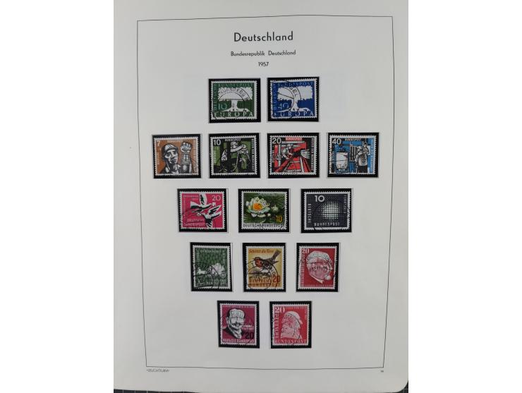 1949/2010, umfangreiche, in den Hauptnummern je postfrische/ wenig ungebrauchte und gestempelt komplette Sammlung inkl. selbs