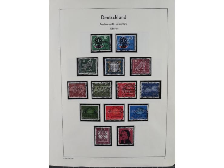 1949/2010, umfangreiche, in den Hauptnummern je postfrische/ wenig ungebrauchte und gestempelt komplette Sammlung inkl. selbs